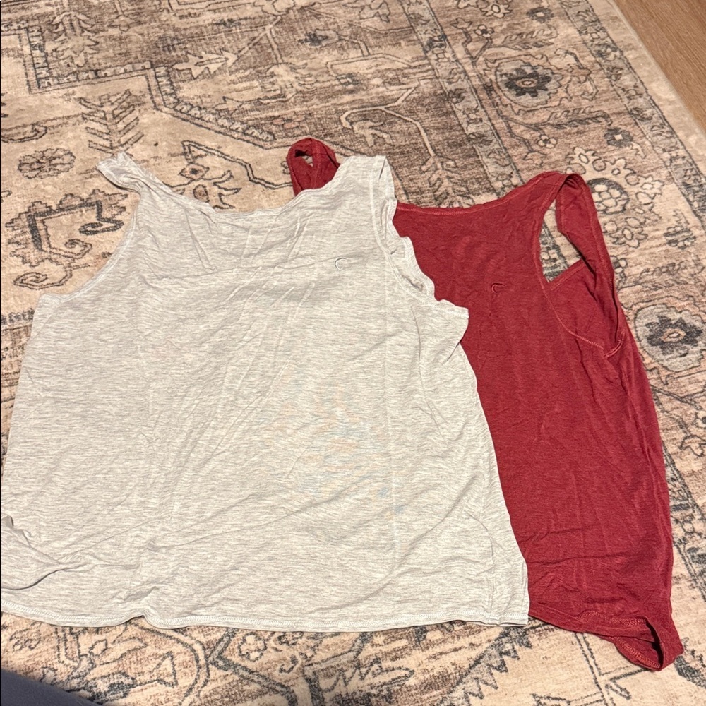 Zyia Red and Gray Tank Tops size xl